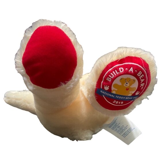 BUILD-A-BEAR WORKSHOP 2019 NATIONAL TEDDY BEAR DAY LIMITED EDITION PLUSH WHITE B - Picture 4 of 6